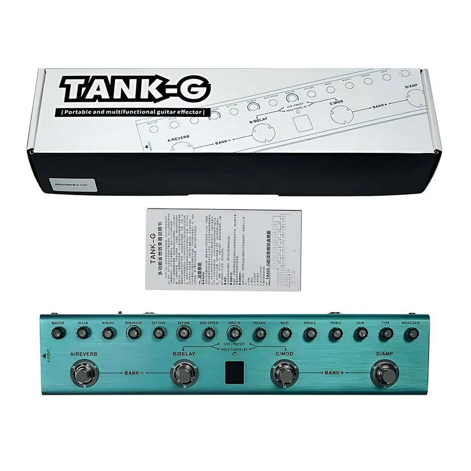 M-VAVE TANK-G V.2, TANK-B Guitar เอฟเฟคกีตาร์ TankG / Tank G / มัลติเอฟเฟค