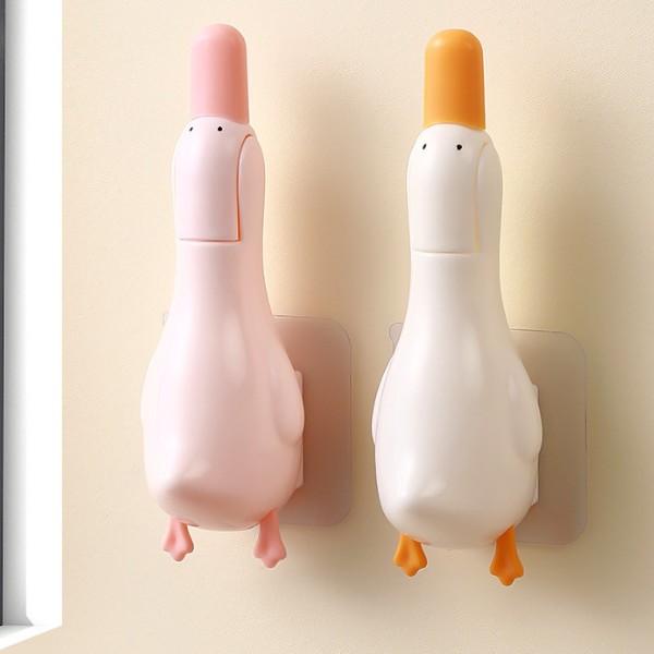 888 ที่คีบเส้นผม สิ่งสกปรกในห้องน้ำ รูปเป็ด อุปกรณ์ตัวช่วยแม่บ้านไม่ให้มือเลอะ พร้อมส่ง