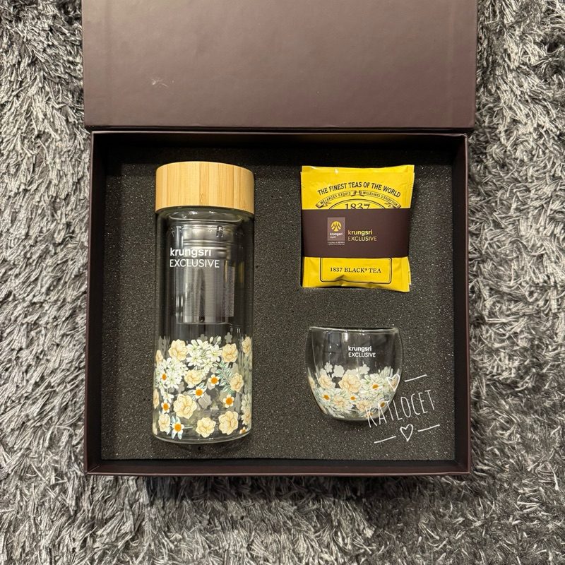 ชุดชงชา ชุดของขวัญธนาคาร กรุงศรี เอ็กซ์คลูซีฟ Krungsri Exclusive