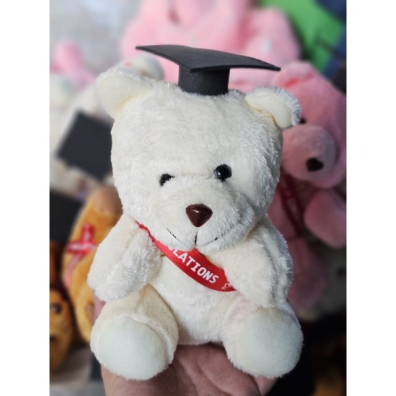 ตุ๊กตาหมีปริญญา (ได้12ตัว) 💐หมีจัดช่อรับปริญญา🎓 ขนาด7นิ้ว ขนนุ่ม ใช้แจกบัณฑิตน้อย เกรดพรีเมียม งานสวยตรงปกถ่ายจากของจริง - รูปที่ 2