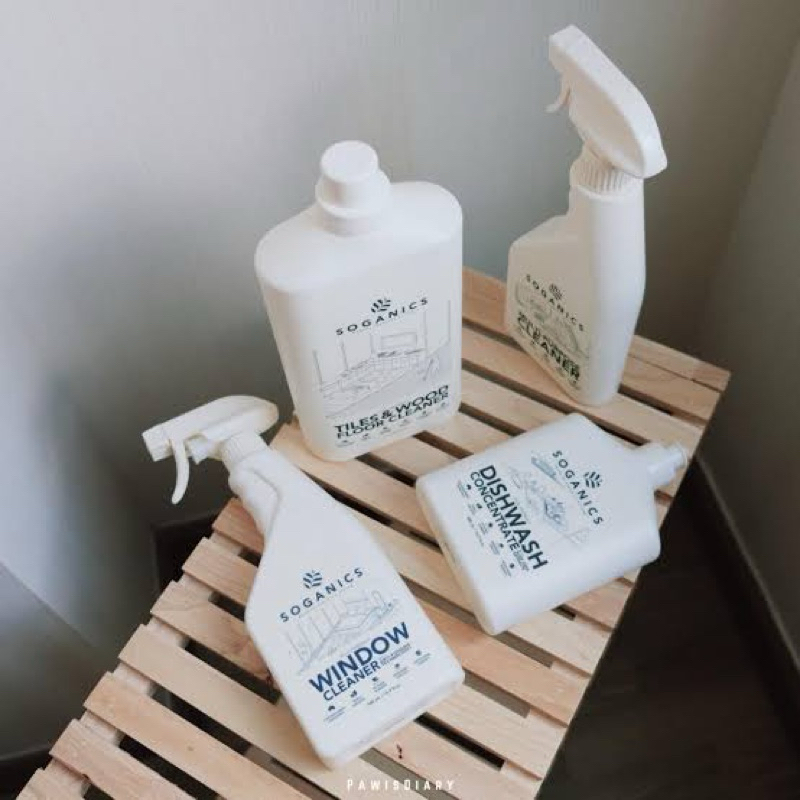 Soganics spray/ tiles & wood floor cleaner bathroom / multi purpost สเปรย์อเนกประสงค์/ ห้องน้ำ/ ถูพื
