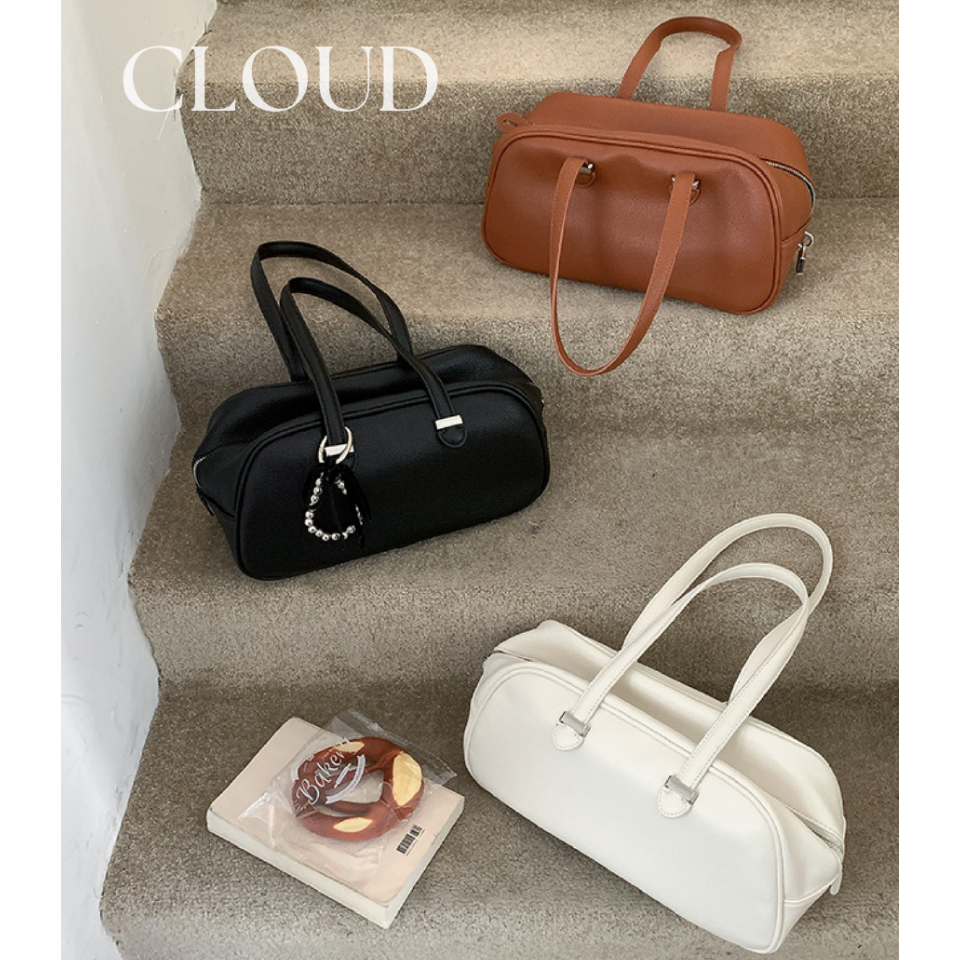 โค้ดลด20% เหลือ 399.- Molasses Bag - Cloud กระเป๋าสะพายไหล่ ใส่ Ipad ได้ กระเป๋าสะพายข้างผู้หญิงสไตล์มินิมอล มี 4 สี