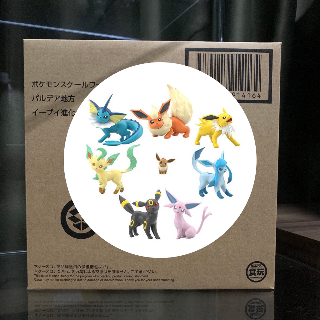 POKEMON SCALE WORLD BANDAI Eevee Evolution Set มือ 1 (ลิขสิทธิ์เเท้ 100%)