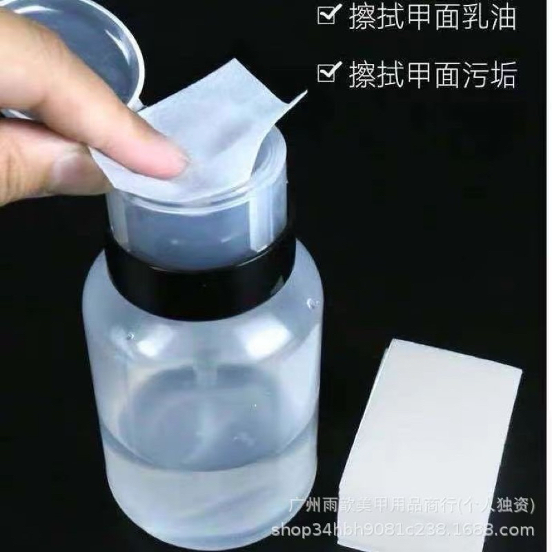 ขวดปั้มใส่น้ำยาล้างเล็บ ขวดปั้มอเนกประสงค์ 200ml พร้อมส่งในไทยค่ะ