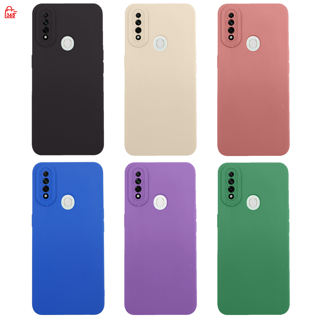 เคส สำหรับ OPPO A31 2020 A8 2019 CPH2015 เคสซิลิโคนนิ่ม กันกล้อง TPU สีพื้น