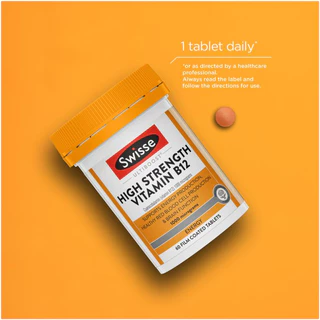 Swisse Ultiboost High Strength Vitamin B12 60 Tablets วิตามินบี 12