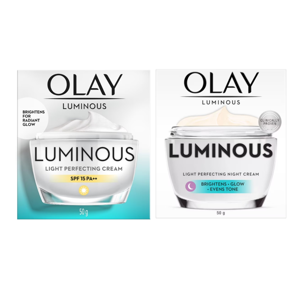 OLAY Luminous Light Perfecting Day / Night Cream โอเลย์ ลูมินัส ครีมบำรุง ลดจุดด่างดำ
