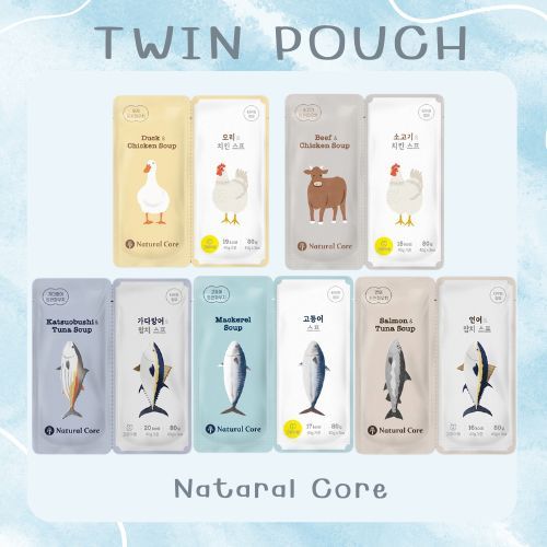 Natural Core Twin Pouch อาหารเปียก สำหรับแมว 80 กรัม