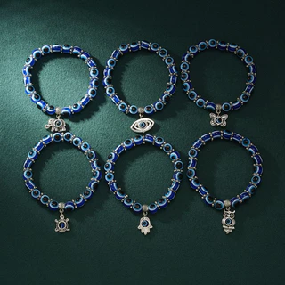 Unicrony • พร้อมส่งกำไลข้อมือดวงตา evil eye lucky ส่งจากไทยมีให้￼เลือกหลายจี้