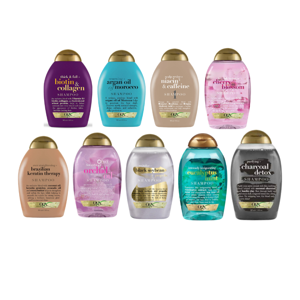 OGX  แชมพู ครีมนวด โอจีเอ็กซ์ ปราศจากซัลเฟต  385 ml