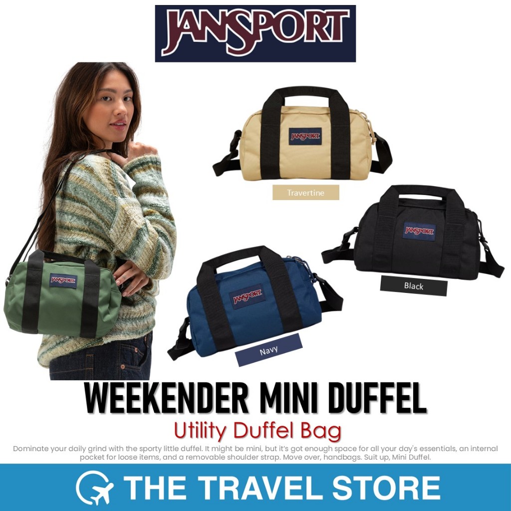 Jansport WEEKENDER MINI DUFFEL Utility Bag กระเป๋าอเนกประสงค์ ถือก็ได้ สะพายก็ดี