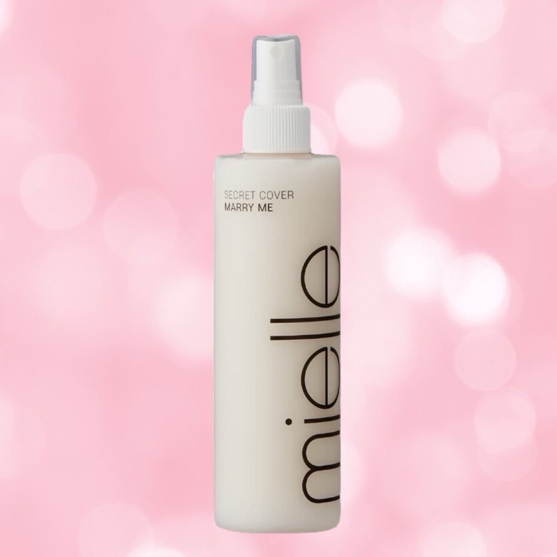 MIELLE Secret Cover Marry Me 250 ML.สเปรย์ทรีทเม้นท์ บำรุงผมชนิดไม่ต้องล้างออก ก่อนและหลังจากการไดร์ผมสามารถใช้ได้บ่อย