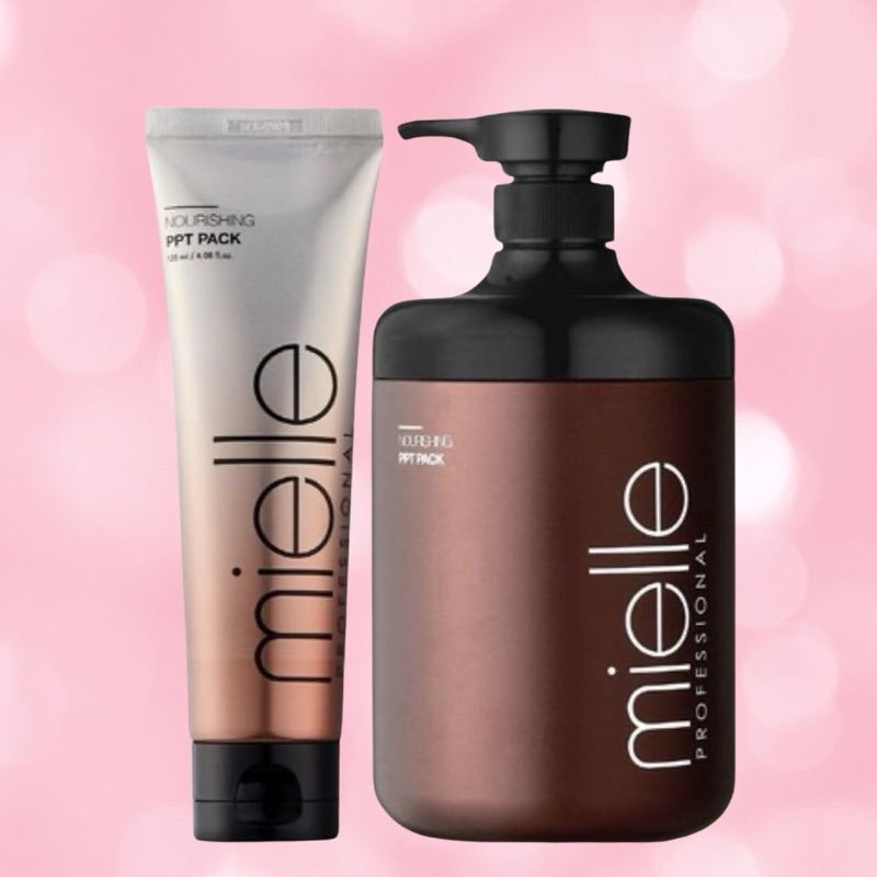 MIELLE Nourishing PPT Pack 120 1000 ML.ทรีทเม้น ดูแลซ่อมแซม จากธรรมชาติช่วยเพิ่มความชุ่มชื้นทำให้ผิวผมเรียบเนียน