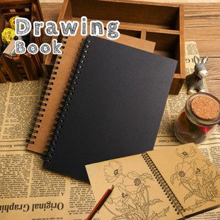  สมุดวาดรูป ✏️หนา100แกรม✏️ 50หน้า ไม่ซึม ไม่ทะลุ 32K, A5, B5…