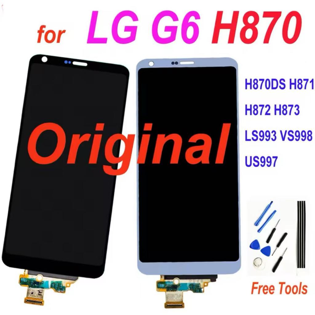 5.5 "แอลซีดีเดิมสำหรับ LG G6 จอแสดงผล LCD จอสัมผัสพร้อมกรอบสำหรับ LG G6 H870 H870DS H871 H872 H873 L