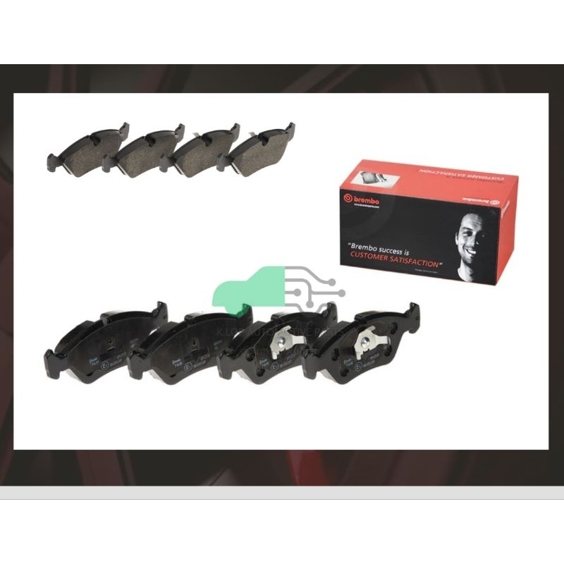 P06 008B ผ้าเบรกหน้า แท้ BREMBO รุ่น BLACK : BMW 3 E30 (M3), 5 E28 (520i) 86-92