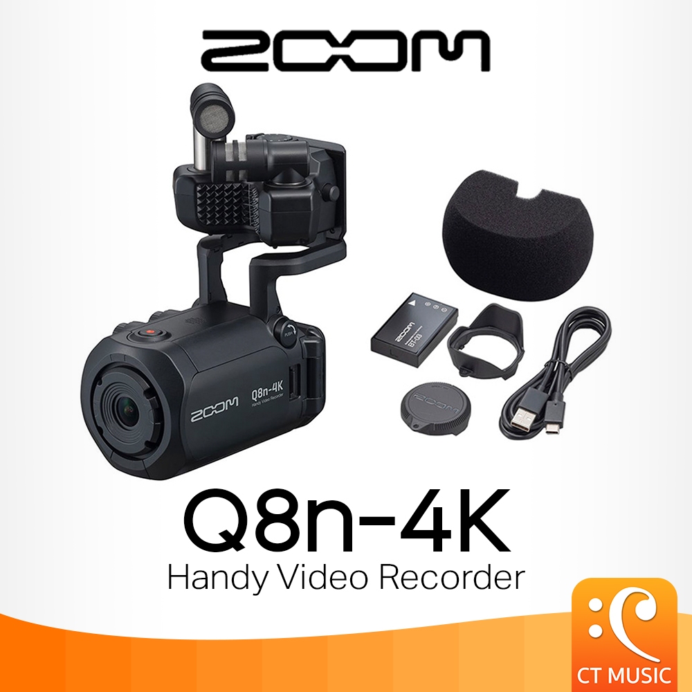 Zoom Q8n-4K Handy Video Recorder กล้องวีดีโอบันทึกภาพและเสียง Q8n4K Q8 n-4K Camera