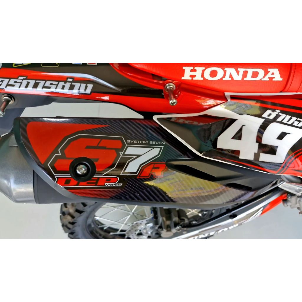 สติกเกอร์แต่งกันรอยการ์ดท่อ CRF 300L