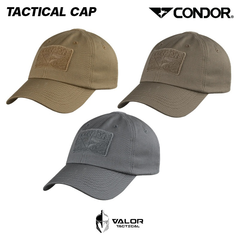 Condor - Tactical Cap หมวกแก๊ป หมวกเบสบอล one size กันแดด ผ้าคอตตอน สำหรับผู้ชาย และผู้หญิง
