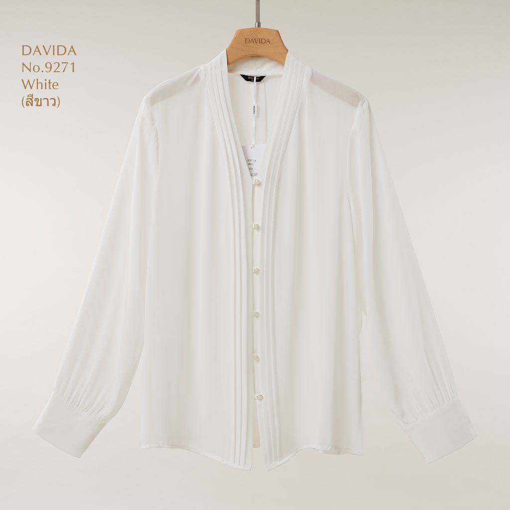 เสื้อเชิ้ตแขนยาว DAVIDA #9271