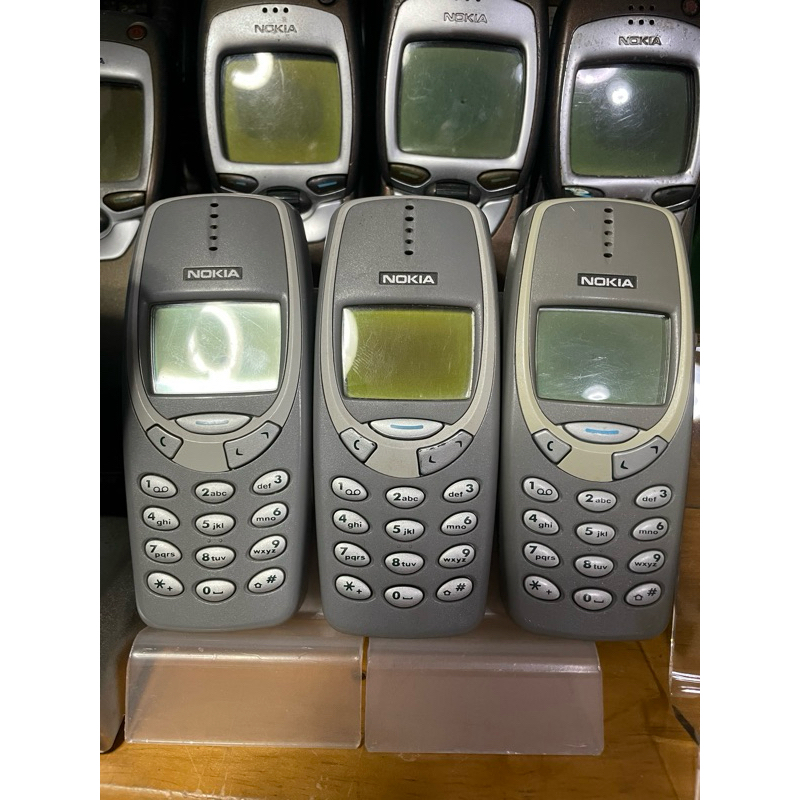 (มือ2~งานสะสม) Nokia 3310 สีเทา (หายาก) หน้ากากแท้ อีมี่ตรง สภาพเดิมๆ