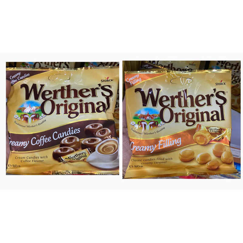 Werther's Original Cream Candies ลูกอมครีมเนย นำเข้าจาก Germany.