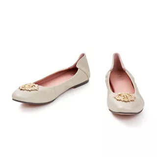 O&B รองเท้าหนังแกะ รุ่น AUDREY PRINCESS IN TWINKLE SAND-11217SS32326F_H5BESM