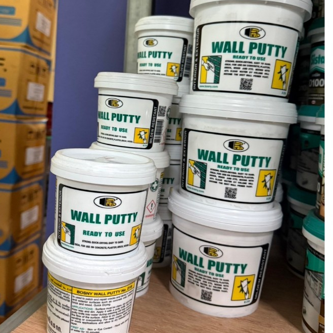 เคมีโป้ว Bosny wall putty No.219 Acrylic ฉาบทารองพื้นผนัง