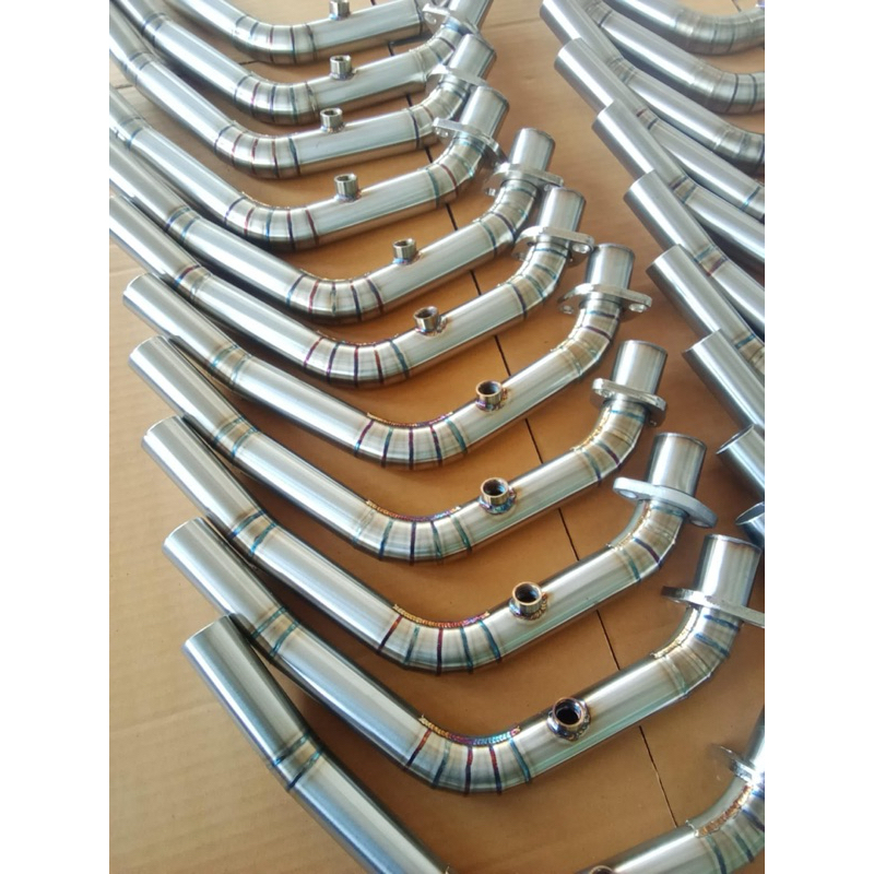 คอท่อไอเสีย Vespa Sprint / Primavera / LX125 / S125 คอท่อ เวสป้า คอเชื่อม คอควั่น