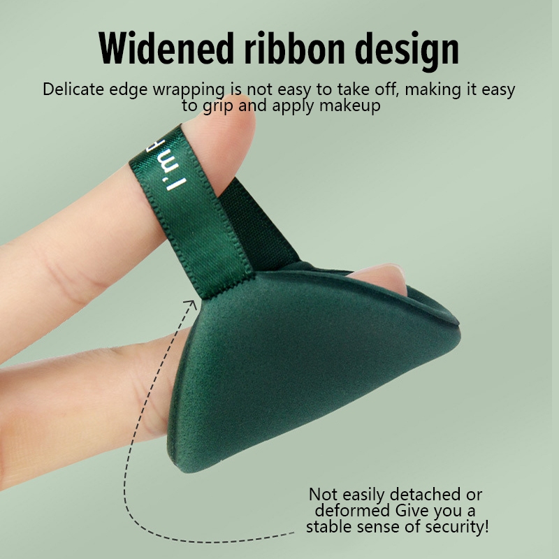 พัฟฟองน้ําแต่งหน้าแบบสองด้าน 7ชิ้น/กล่อง พัฟฟองน้ำบีบีครีมเปียกและแห้ง พัฟแอร์คุชชั่น ไม่กินแป้ง - 4