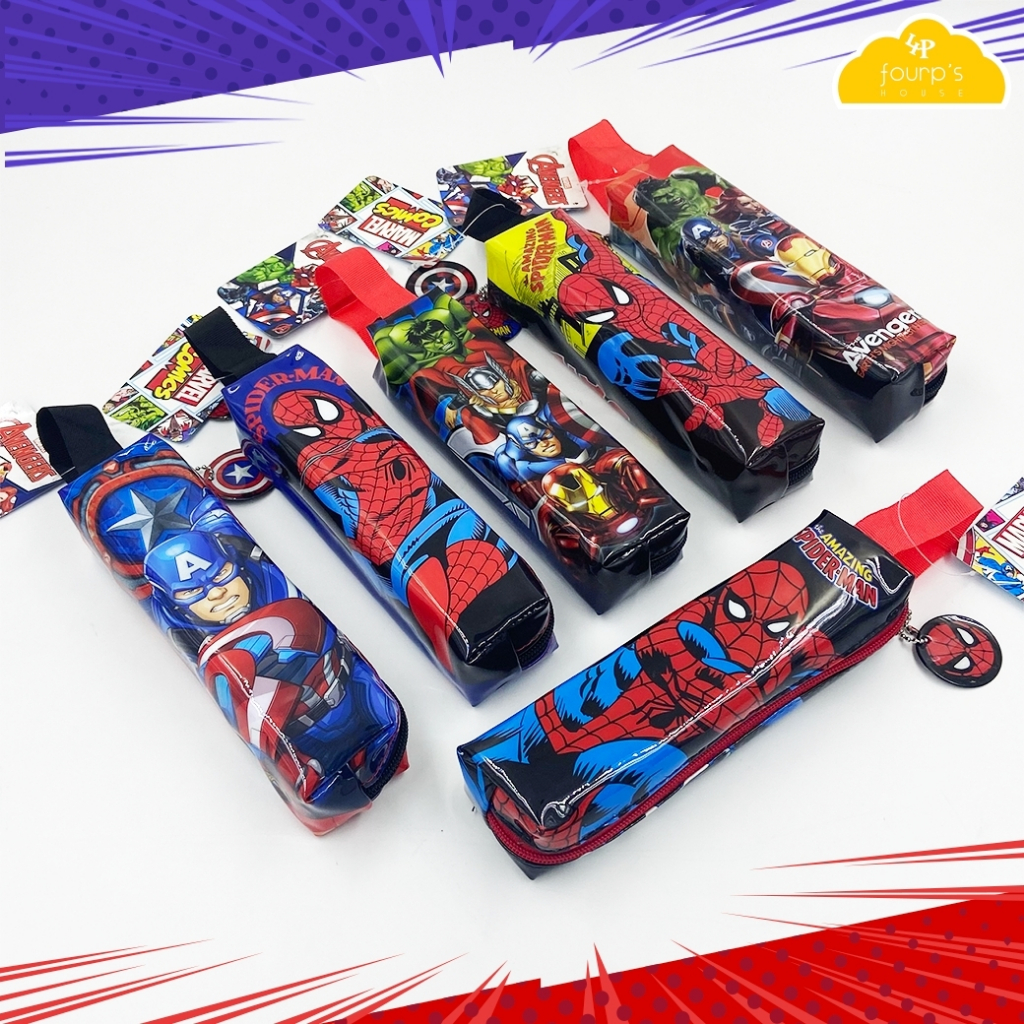 MARVEL AVENGER :  กระเป๋าดินสอมีหูหิ้ว ลิขสิทธิ์แท้