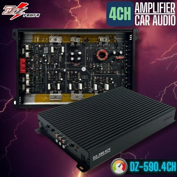 เพาเวอร์แอมป์ DZ POWER รุ่น DZ-590.4CH CLASS AB ตัวแรง ขับได้สบาย แรงๆ ไฟตกน้อยไม่กระชากไฟดี