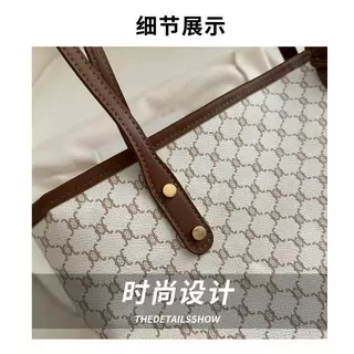 【พร้อมส่ง-ราคาดี】-กระเป๋าสะพายข้าง ขนาดใหญ่ จุของได้ เยอะ หนัง PU กระเป๋าสะพายไหล่ สไตล์เกาหลี