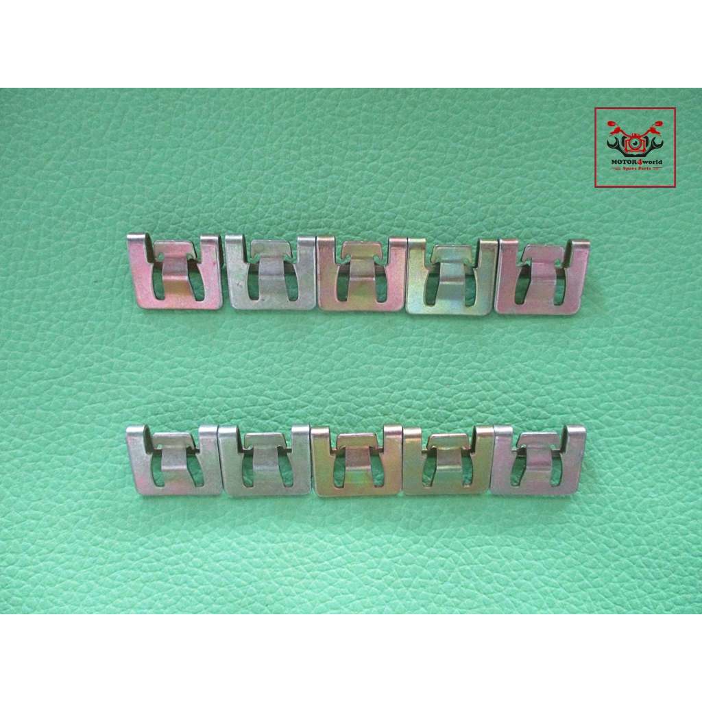 TOYOTA LN30 LN40 -- DOOR SEAL DEWATERING LOCKING CLIP "STEEL" SET (51) // กิ๊บเหล็กล็อคยางรีดน้ำประต