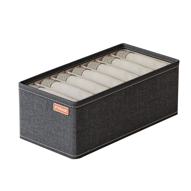 LOVE_ll 🌻 ที่เก็บชุดชั้นใน ช่องใส่ชุดชั้นใน จัดระเบียบชุดชั้นใน ถุงเท้า แบบพกพา สามารถพับเก็บได้ - รูปที่ 5