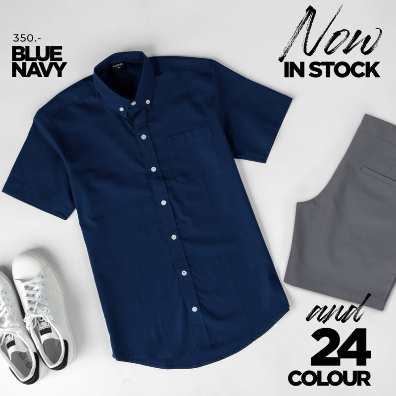 เชิ้ตแขนสั้น คอปก ใส่สบาย สไตล์ลำลอง by SHIRT LOCKER