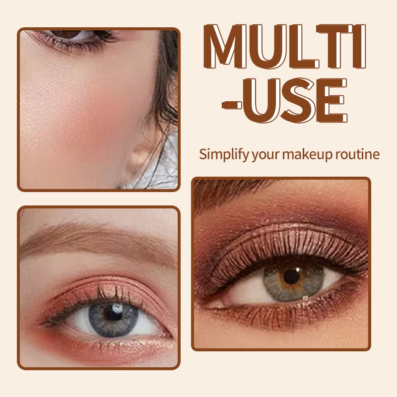 Oma อายแชโดว์ เนื้อฝุ่น เรียบเนียน ประกายชิมเมอร์ สีสวย กันน้ำ ติดทนนาน ทนทาน สําหรับทุกสภาพผิว 4 สี