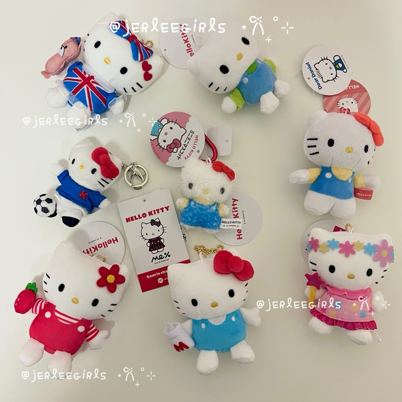 พร้อมส่ง - พวงกุญแจ hello kitty
