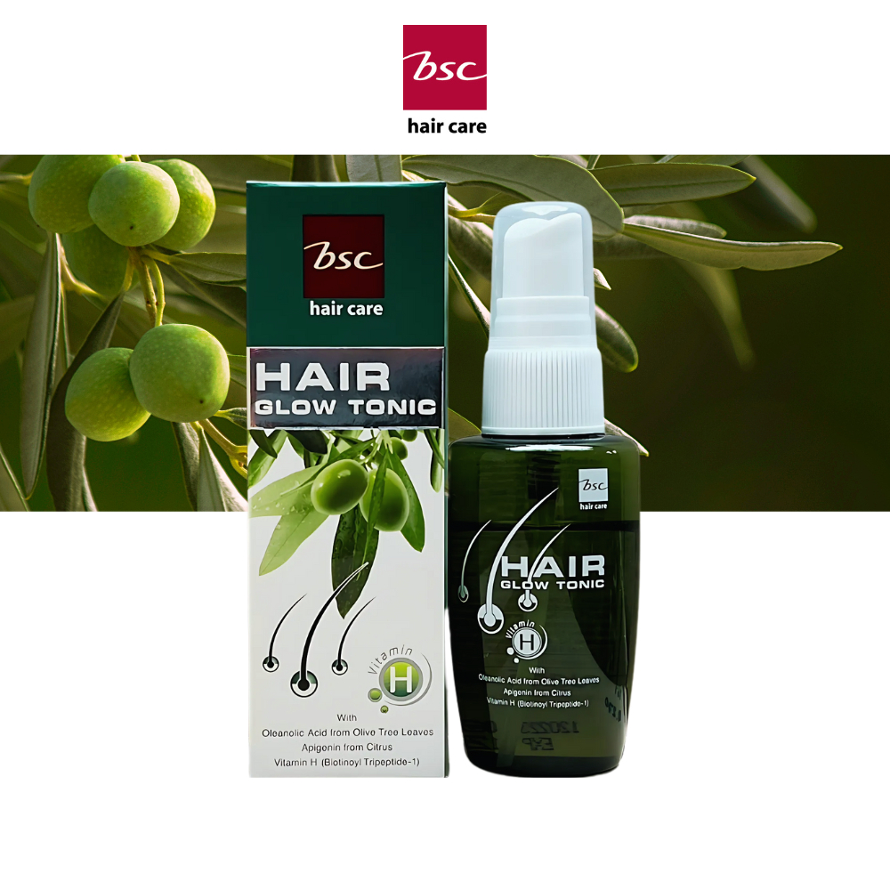BSC hair care Hair Glow Tonic 40ml โทนิคลดอาการขาดหลุดร่วงของเส้นผม