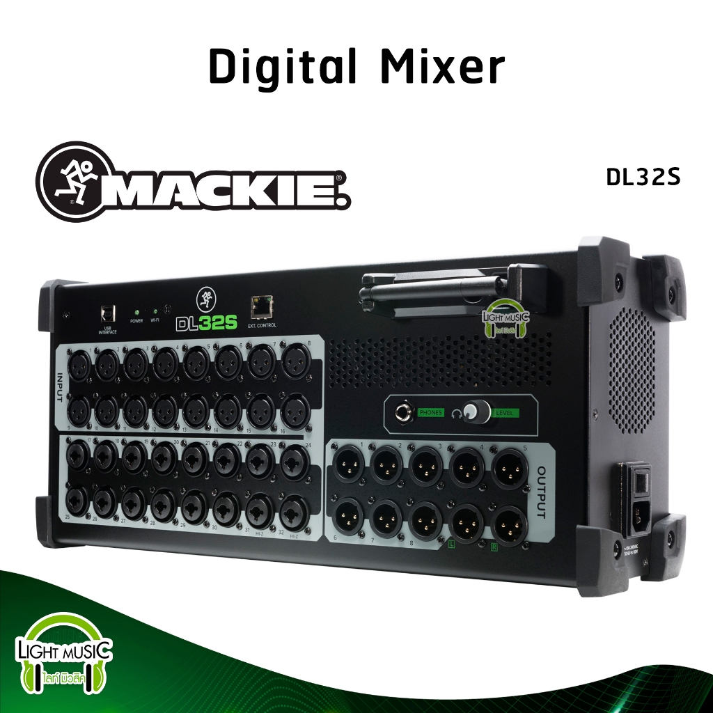 Digital Mixer Mackie DL32S ปรีไมค์ Onyx+ มิกเซอร์ดิจิตอล 16 ช่อง มิกดิจิตอล ดิจิตอลมิกเซอร์ ควบคุมผ่