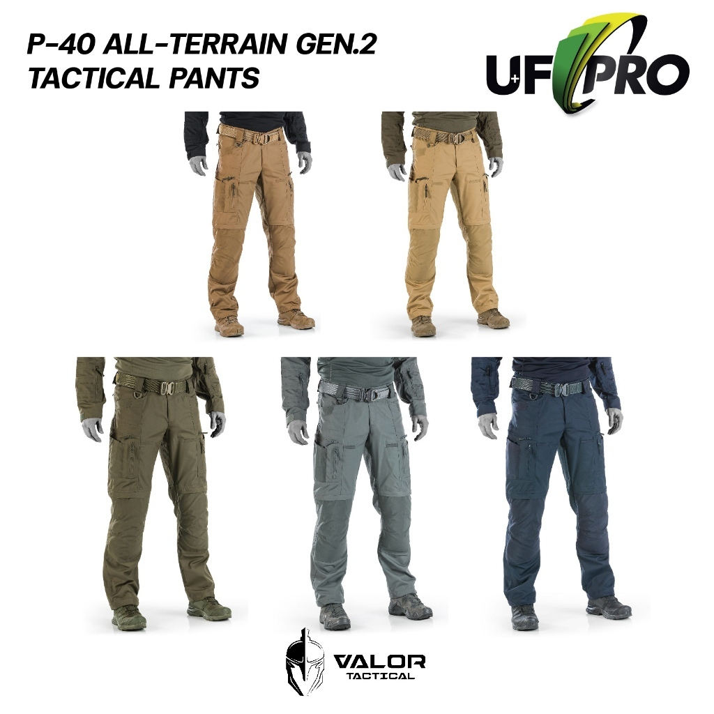 UF Pro P-40 All-Terrain Gen.2 Tactical Pants กางเกงขายาว คาร์โก้ สำหรับเดินป่าลุยโคลน เนื้อผ้าแข็งแร