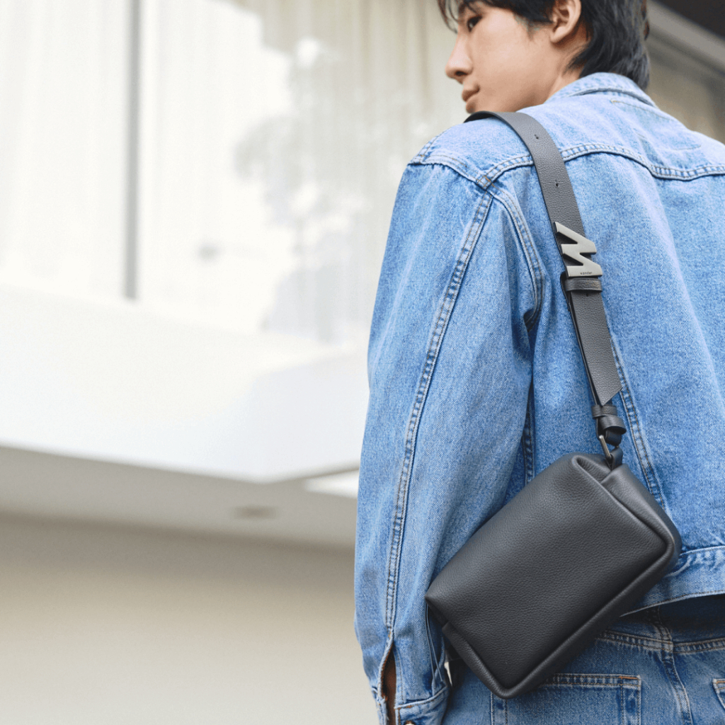 Wander 4-Way Sling Bag ผลิตจากหนังแท้ 100% Genuine Leather