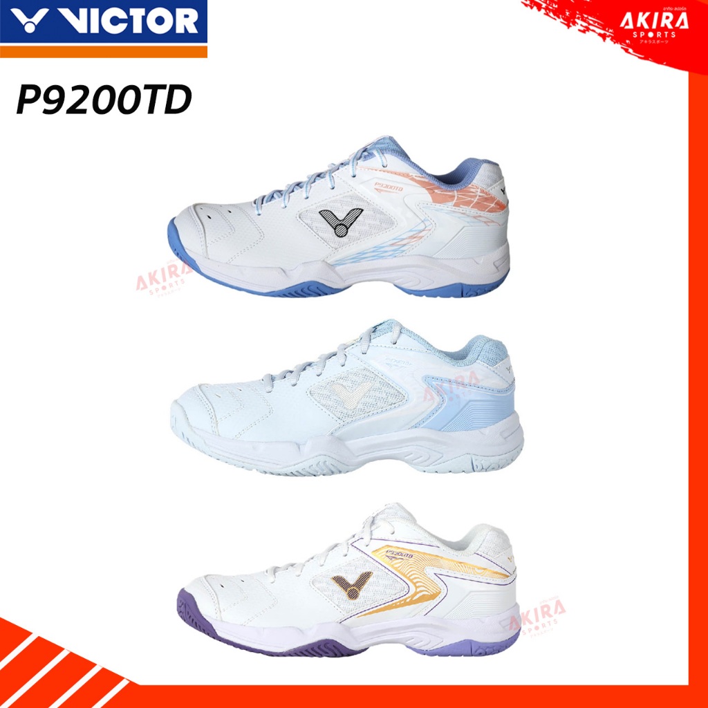 VICTOR รองเท้าแบดมินตัน รุ่น P9200TD U-Shape 3.0 เท้ากว้างใส่สบาย SUPPORTเท้าดีเยี่ยม
