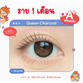 *Restock ราย 3 เดือน* [ราย 1 เดือน] Many Lens Vit A ลาย Queenie คอนแทคเลนส์ [Made in KOREA]
