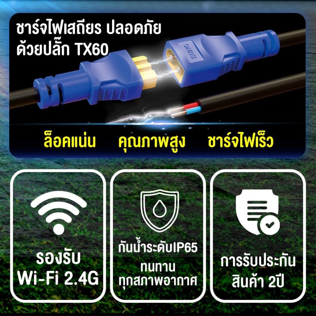Randy Sport X ไฟกล้องพลังงานแสงอาทิตย์รุ่นใหม่2025ชาร์จเร็ว แบตอึด มาตรฐานกันน้ำกันฝุ่นIP67 ชัด1440P - รูปที่ 3