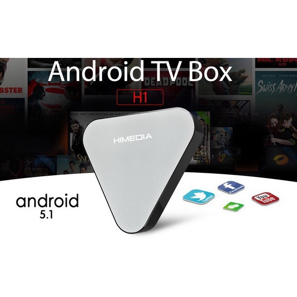 HIMEDIA กล่องทีวีระบบ Android รุ่น H1 Quad core Android 5.1 TV Box 1GB/8GB สินค้ามือ2 งานส่งต่อ สภาพ