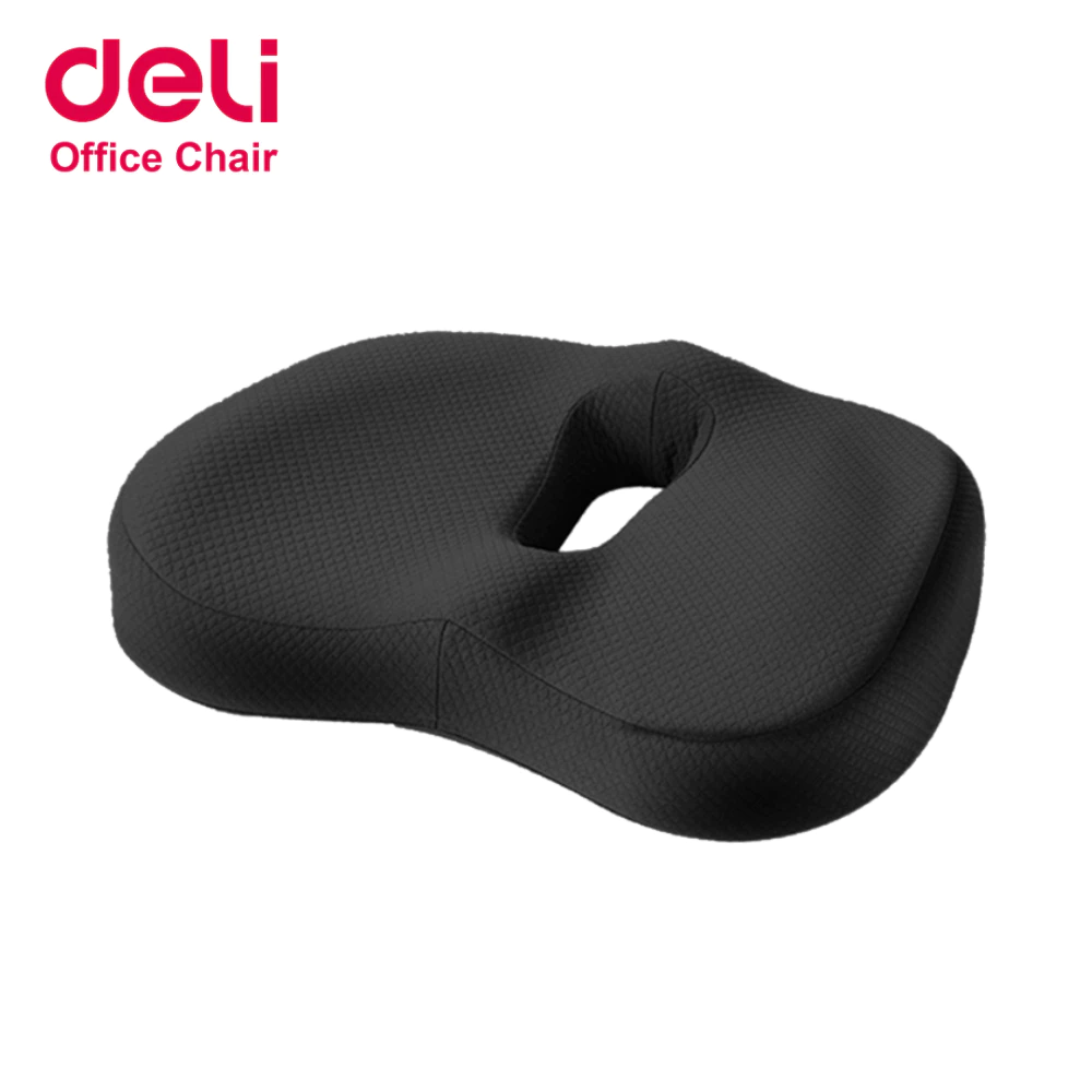 Deli เบาะรองนั่ง เบาะรองนั่งเพื่อสุขภาพ ลดแรงกดทับบริเวณก้น ใช้ได้กับเก้าอี้หลากหลายแบบ Cushion