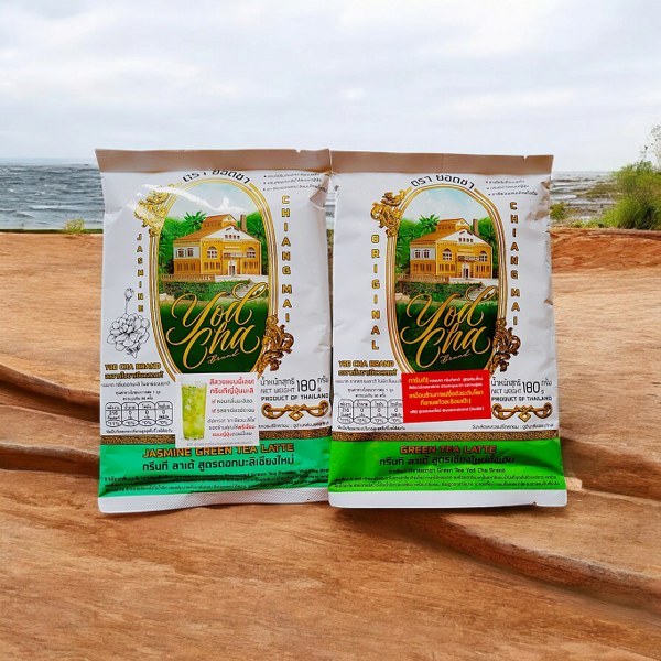 ชาเขียว ชาไทย ตรา ยอดชา yodcha thai tea, green tea