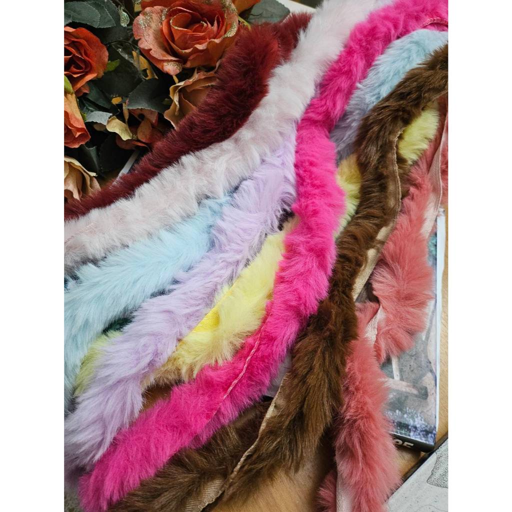 ขนมิ้ง เส้นขนมิ้ง (มีให้เลือกหลายสี) ความยาว 60 และ 100 เซนติเมตร feather fluffy chic party vintage fancy dress Gatsby
