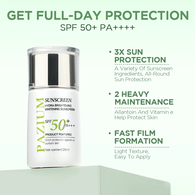 PAZIUM ครีมกันแดด Sunscreen SPF50+ PA+++ กันน้ำ บางเบา ซึมไว 25ML thumbnail 5